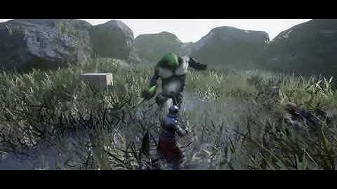 【ゲーム制作】Third person view action game on Unreal Engine 4 (14)