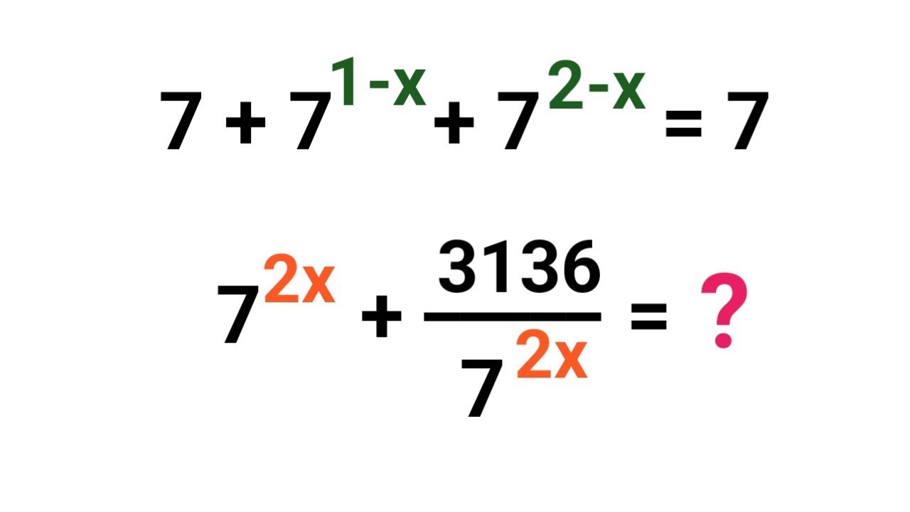 A Nice Exponential Algebra Problem | Math Olympaid | Can You solve this ...