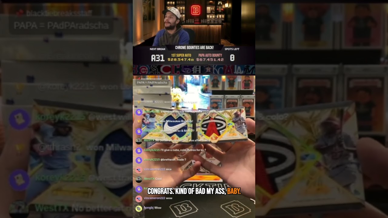 1 of 1 Vlad Jr. & Sr. BOOKLET 🤯 pulled by Christian on Fanatics Live 🚀