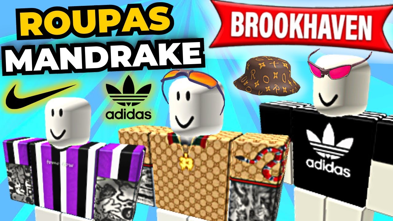 Pegue GRÁTIS Roupas Mandrake no Brookhaven e Bloxburg - Roblox 