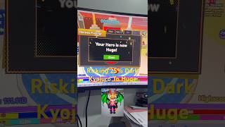 Risking 25% Dark Kyojuro Void To Huge in Anime Race Clicker (ARC)