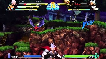 Marvel vs Capcom 3 - vs Felicia / Thor / Taskmaster | 720p