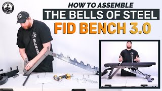 How to assemble the Bells of Steel FID bench 3.0 | best garage gym adjustable bench