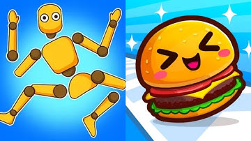 Ragdoll Break vs Food Run - Satisfying ASMR Gameplay All Update Levels