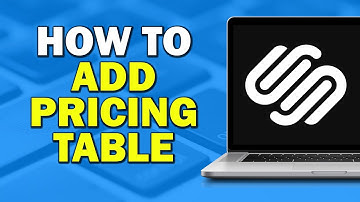 How To Add Pricing Table in Square Space (Quick Tutorial)