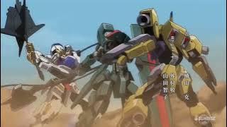 Gundam IBO season 2 Gundam Barbatos Lupus and Lupus Rex scenes