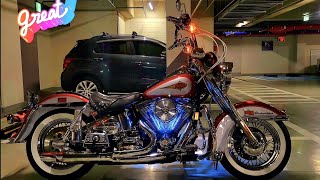 Harley Davidson 1340 Evo 1999 FLSTC  Heritage Softail Classic Potato Sound 三拍子