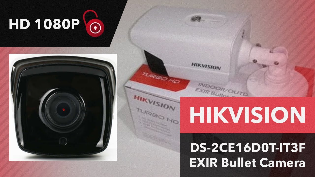 Hikvision DS-2CE16D0T-IT3F HD1080p EXIR Bullet Camera | UNBOXING \u0026 PRODUCT OVERVIEW