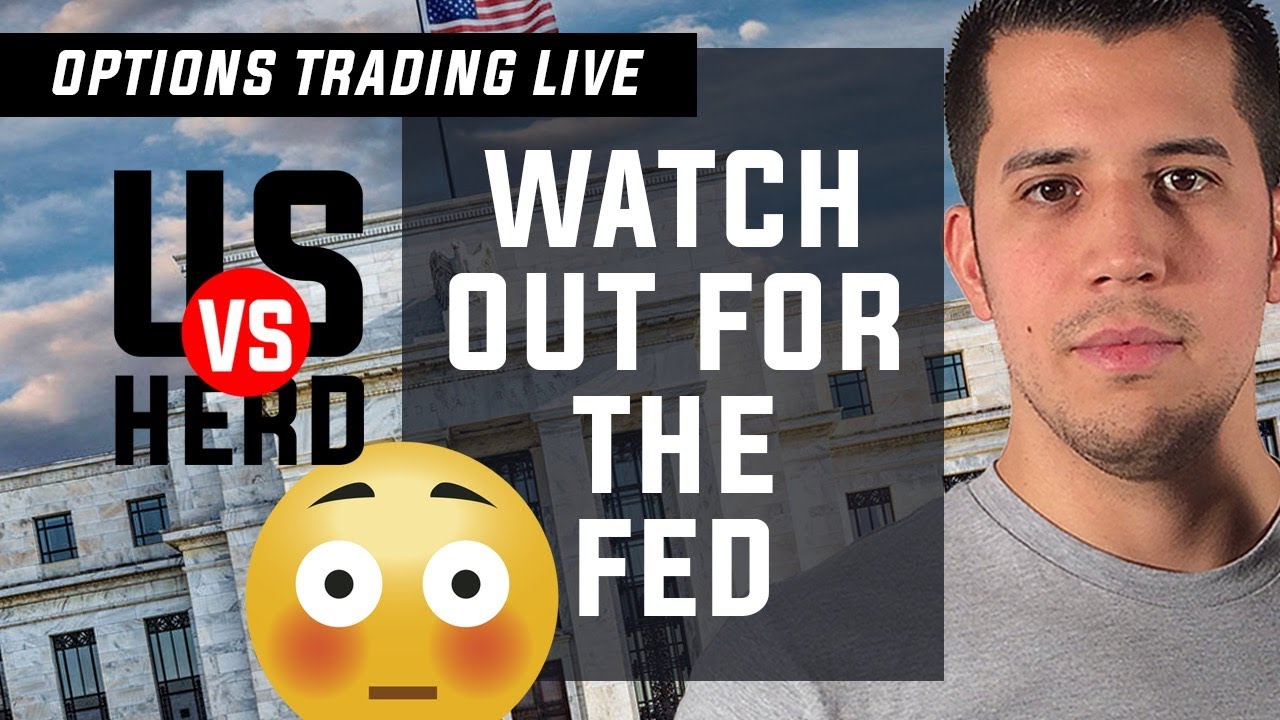 Watch Out For The Fed - Live Trading - Stock Market News Robinhood App Day Trading S&P Dow Nasdaq