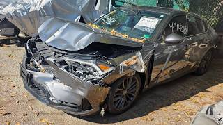 Front End Completely DESTROYED! Rebuilding This 2025 Acura Integra!