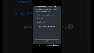 that's how i got banned from roblox for 1 day