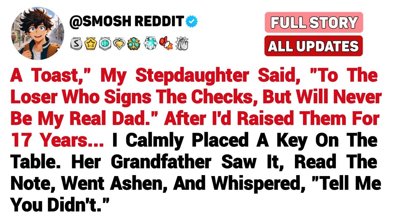 [FULL STORY] A Toast, My Stepdaughter Said, To The Loser Who Signs The Checks, But Will Never Be