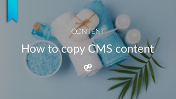 How to copy CMS content | GoodBarber Classic Apps Tutorials