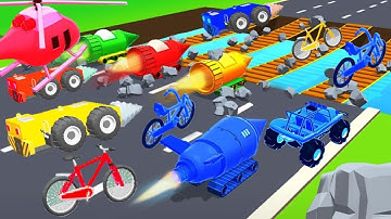 ✅Shape shifting running funny games all levels (342)