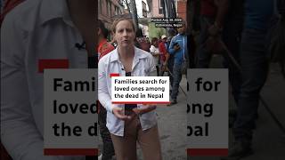 Families search for loved ones among the dead in Nepal