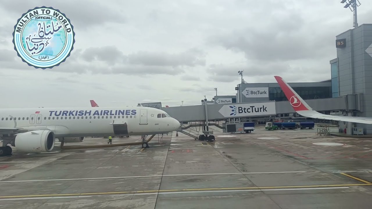 Istanbul Turkish Airlines PIA CODE SHARING preparing for take off