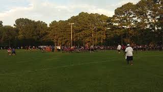 Down-field blocking