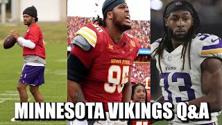 Minnesota Vikings Q&A: Camp Battles? Big Citrus Impact? Aaron Jones 2026?