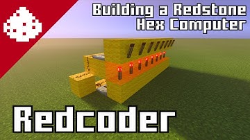 Redstone Hex Computer Ep.4: Hex decoder and DIY PC