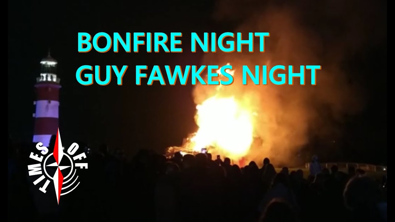 Bonfire Night Guy Fawkes Night 2018 Plymouth Devon UK             