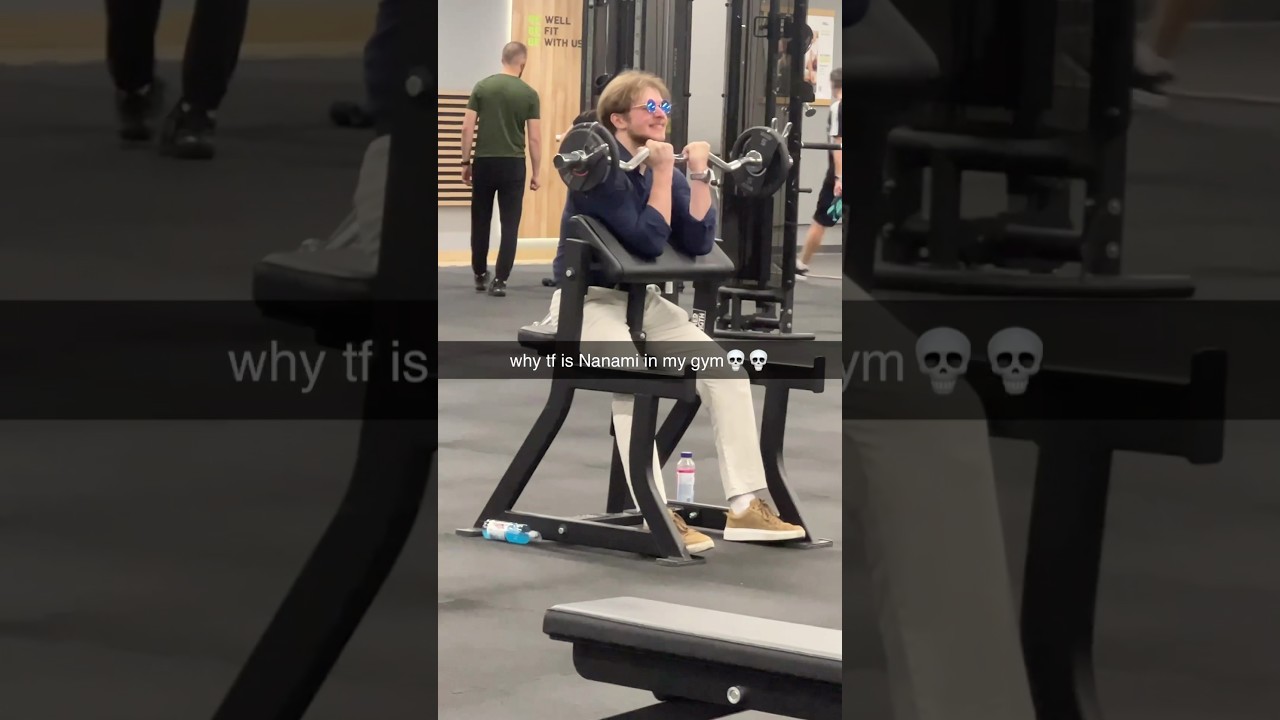Watch Nanami on the preacher curl😭😭 on YouTube Watch Nanami on the preacher curl😭😭 on YouTube