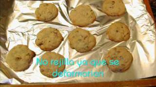Cookies Americanas con Frutos Secos - Receta de galletas Cookies auténticas