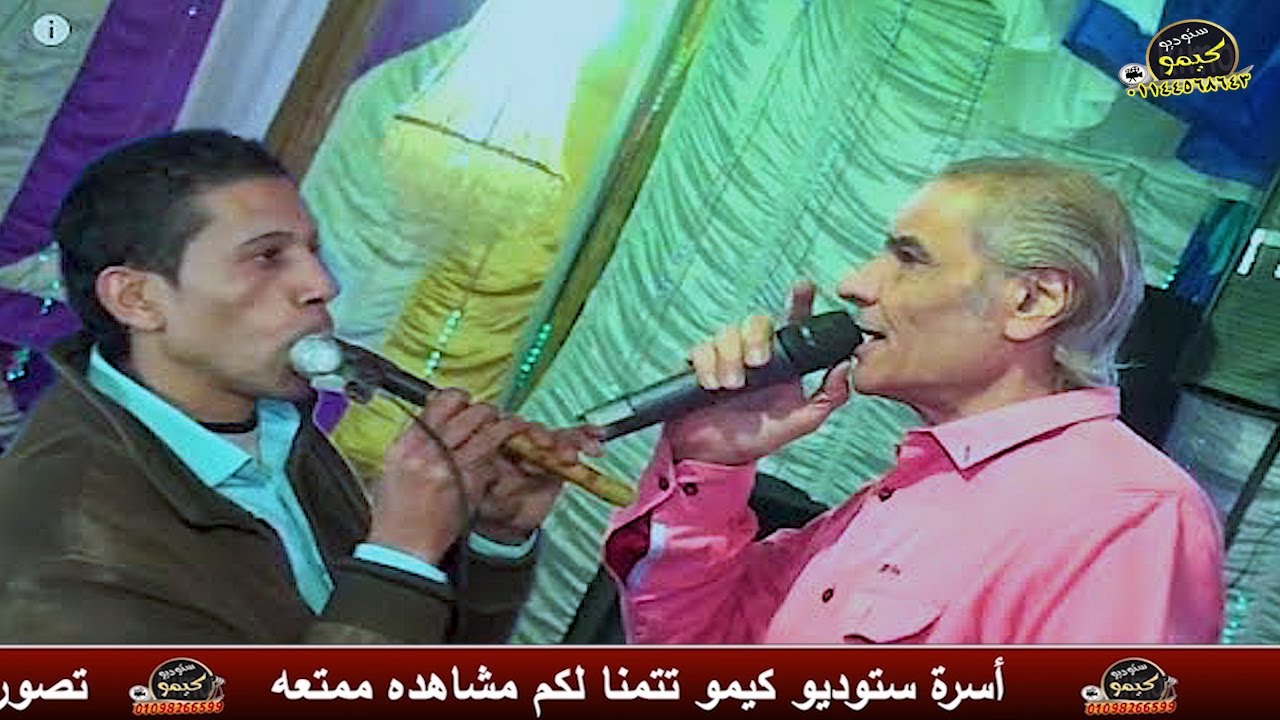 النجم محمد زكي و عازف الناى المبدع حسين كوله  فرحة أحمد محسن