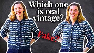 Can I duplicate a vintage cardigan? - YouTube