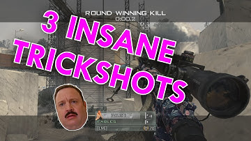 I HIT 3 INSANE TRICKSHOTS ON MW2! - IW4X Trickshotting (5 SHOTS)
