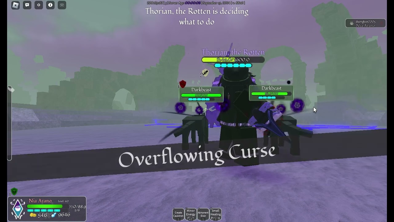 [Arcane Lineage] Dark Wraith Solo Thorian(Corupted)