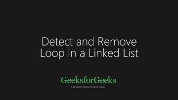 Detect and Remove Loop in a Linked List | GeeksforGeeks