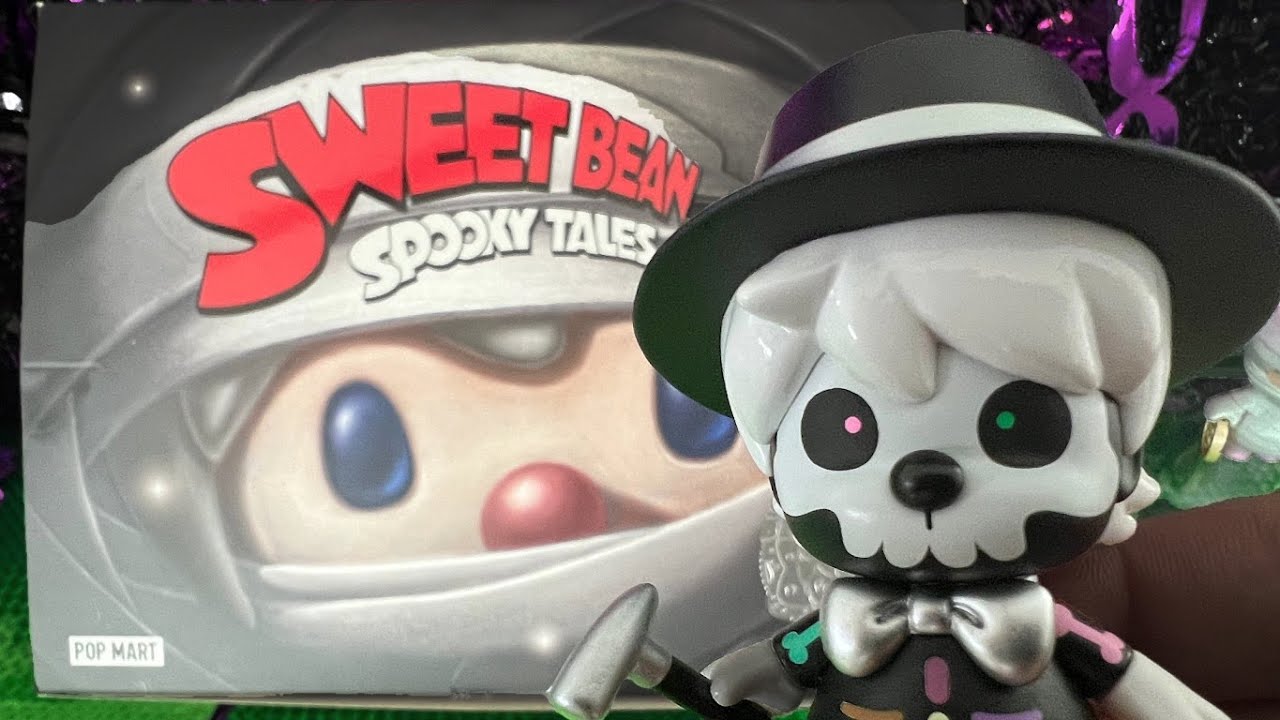 OP MART SWEET BEAN Spooky Tales 1BOX 開封済 Sweet Bean Spooky Tales Toy Unboxing | Pop Mart - YouTube