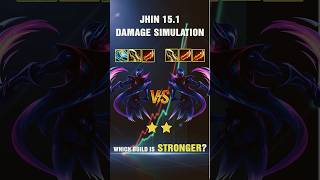 3-Star Jhin TFT Build Guide Comparison Infinity Edge vs Strikers Flail in Patch 15.1 TFT Damage Test