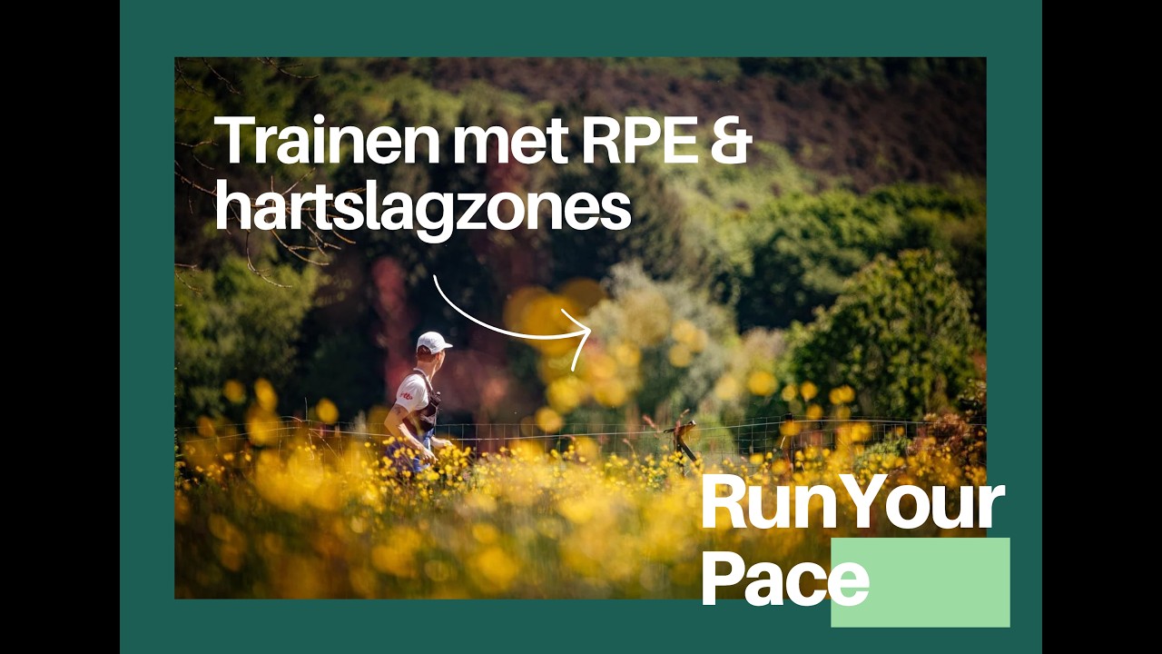Trainen met RPE & hartslagzones