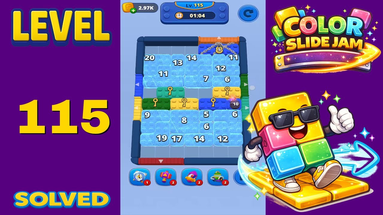 Color Slide Jam – Level 115 | Walkthrough - YouTube