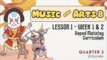 KWARTAAL 2 - WEEK 1 & 2 - LES 1 - MUZIEK EN KUNSTEN 8 (DEEL 2) / DEPED MATATAG CURRICULUM