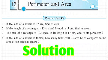 Maths Std 7 Ch 12 Pratice Set 45 Solution | Practice Set 45 Solution |@A. Sir can explain better? |