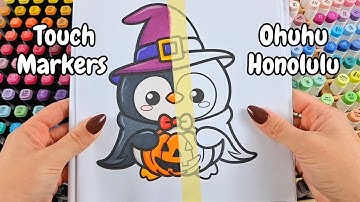 Touch VS Ohuhu Markers | Which is better? Halloween Edition🎃