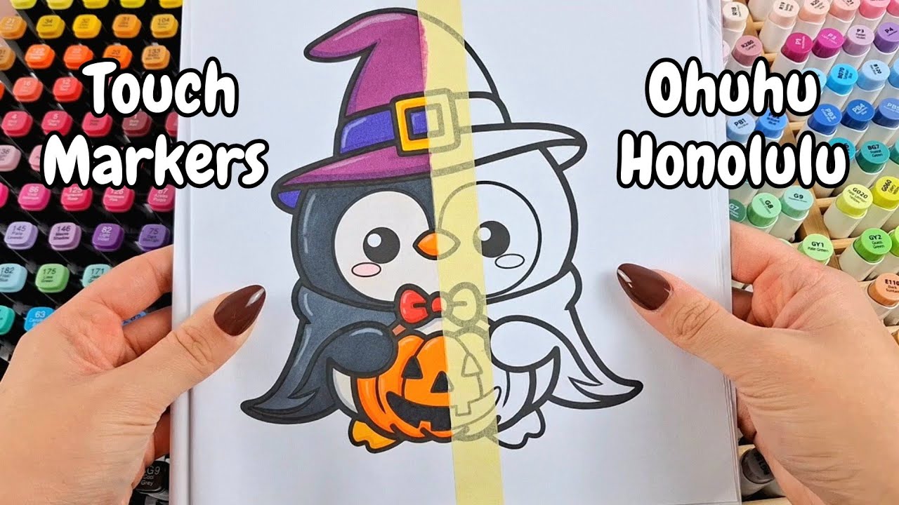 Touch VS Ohuhu Markers | Which is better? Halloween Edition🎃