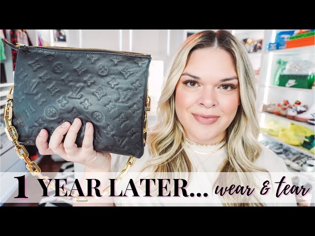 LV COUSSIN bag review video: 3 month update – laura zier