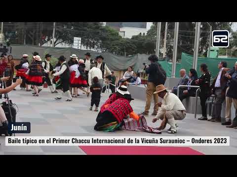 Junín: Baile típico en el Primer Chaccu Internacional de la Vicuña Suraunioc – Ondores 2023