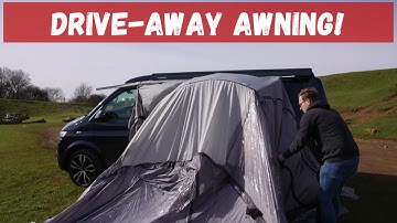How to attach a drive-away awning to a Dometic sun shade with CamperKing