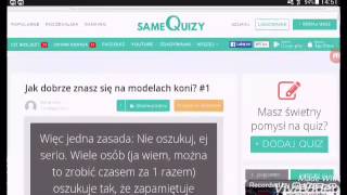 Jak dobrze znasz się na modelach koni- SameQuizy #1