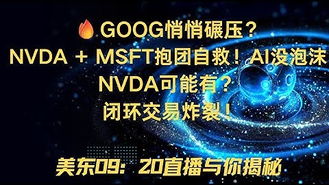 AI没有泡沫，但NVDA可能有？谷歌暗中重建AI基建帝国｜闭环交易风暴来袭｜微软+英伟达3000亿美元重注Anthropic背后真相 #NVDA #AI投资 #谷歌 #英伟达财报