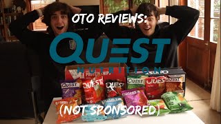 Trying Every Quest Protien Chips Flavour!! (OTO Reviews)
