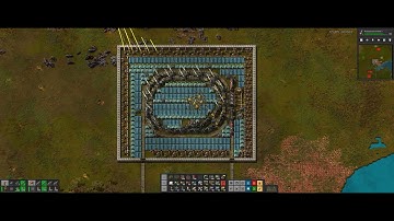 Factorio artillery train outpost