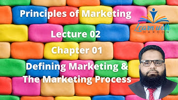 Lecture 2 | Principles of Marketing | Par 2 | Chapter 1 | Defining Marketing and Marketing Process |