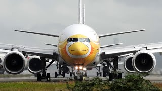 酷鳥先飛~亞航女機長，駕機俐落升空 ! NokScoot B777(HS-XBC)|AirAsia A320 (RP-C8986),9M-RAO|EVAAir787(B-17802)@Taoyuan