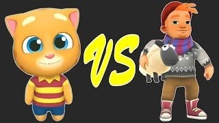 Talking Tom D Run Talking Ginger Vs Subway Surfers Iceland Bjarki