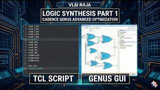 Logic Synthesis Part 1|| Using Cadence Genus | Complete Flow Explained | VLSI Design